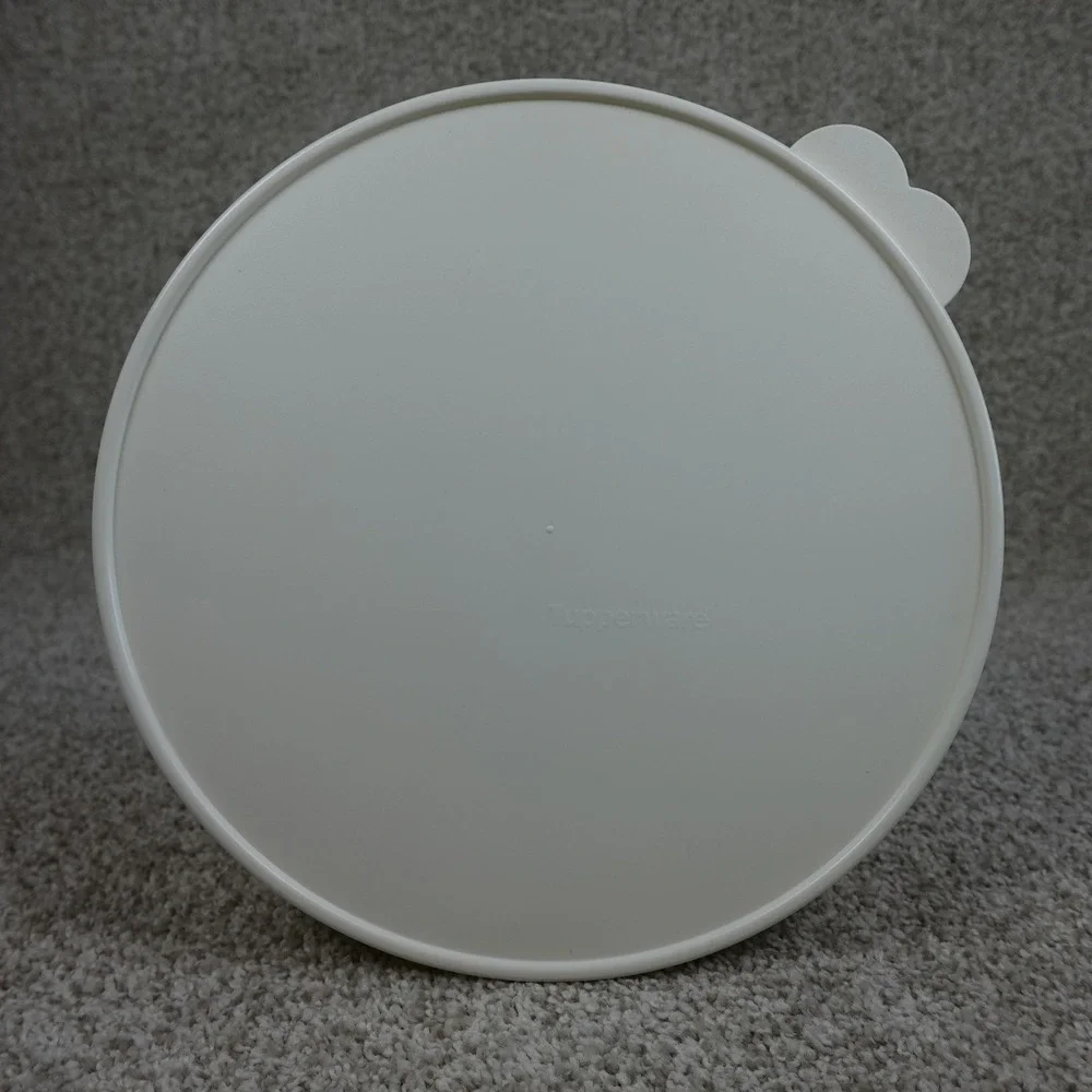 Tupperware Thatsa Mega Bowl 10L 42 Cup Purple with White Lid Seal 5377A-2
